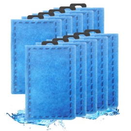 driamor 10 Pack Rite-Size E Filter Cartridges Compatible with Marineland Emperor PRO Power Filter 450 and Original Emperor Power Filters 280/400, Filter Cartridge Replacement for Aquarium System