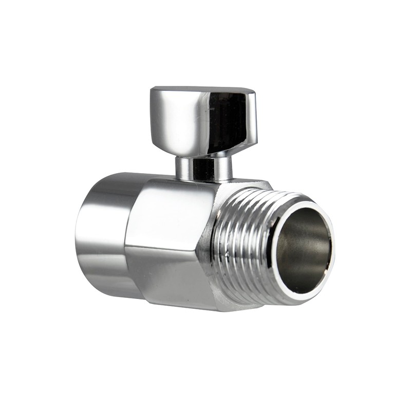 DANCO Shower Volume Control Shut-Off Valve, Chrome, 1.6 inch, 1-Pack