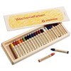 Stockmar Beeswax 24 Stick Crayons in Wooden Storage Case by