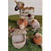 Vivid Arts - SB-ROBN-G Silver Birch Robin Wood Effect Garden