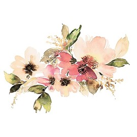 Clairefontaine Etival 96471C Watercolour Pad Glued on 4 Sides 25 Sheets 300 g Suitable for All Wet Techniques Fine Grained 100% Cellulose 24 x 30 cm White