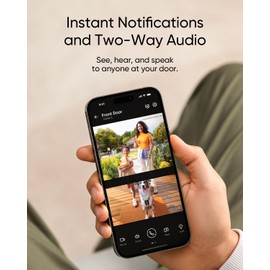 eufy Security Video Doorbell E340 (Battery Powered), Dual Cameras with Delivery Guard, 2K Full HD and Color Night Vision, HomeBase S380 Compatible, No Monthly Fee