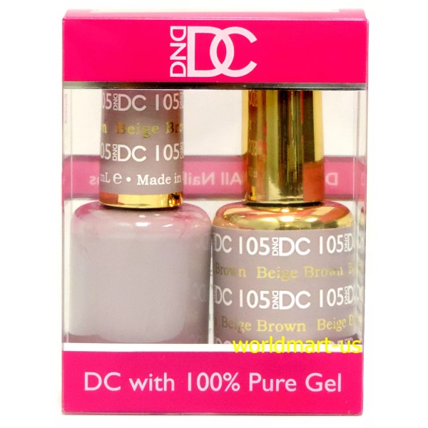 DND DC Duo Gel Color Matching Polish 18ml-0.6fl.oz Color DC105-