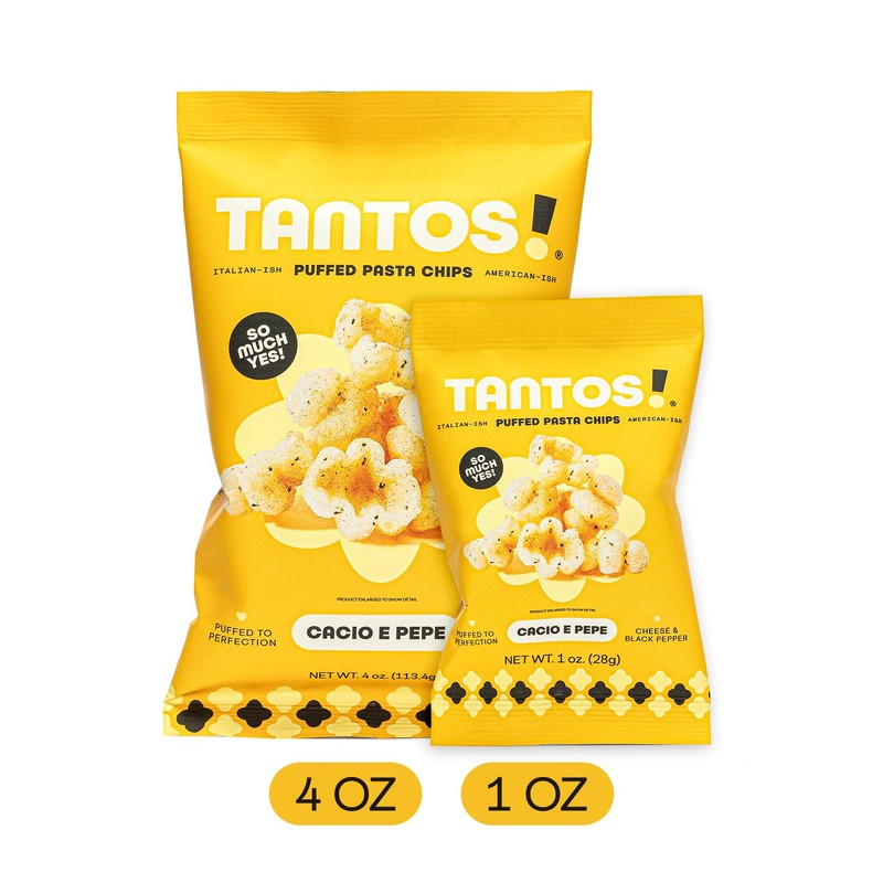 Tantos! Puffed Pasta Chips – Healthy Pasta Snack by Top
