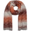 styleBREAKER 01017114 Women's Scarf with Stripes Web Pattern, Sequins and