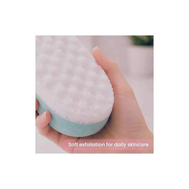 12 Pack Body Bath Sponges – Exfoliating Massage Shower Sponge