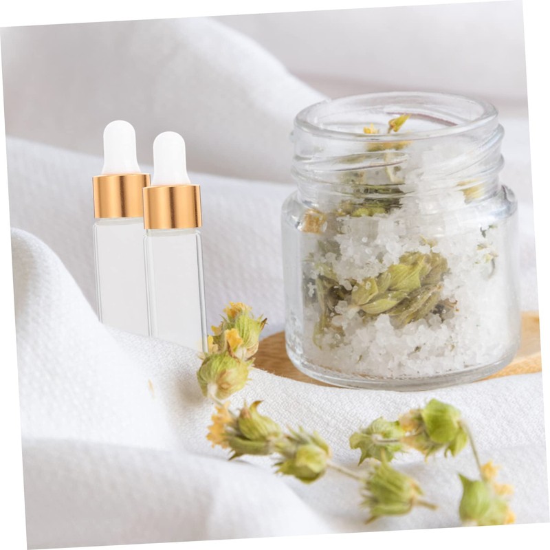 FOMIYES 5ml Essential Oil Bottles Set 50pcs Mini Bottles for