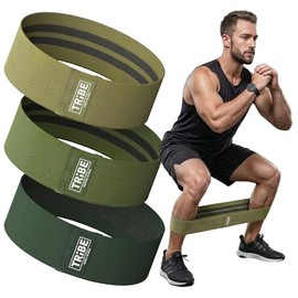Bandas de Resistencia de Tela para piernas – Bandas de Entrenamiento para Hombres y Mujeres – Bandas de botín para Entrenar – Bandas de Ejercicio – Ba
