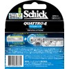 Schick Quattro 4 4 Blade Titanium Revolution Replacement Blades (Pack