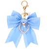 Styquenzer Bow Keychain for Purse Pearl Bow Keychain Bag Charms