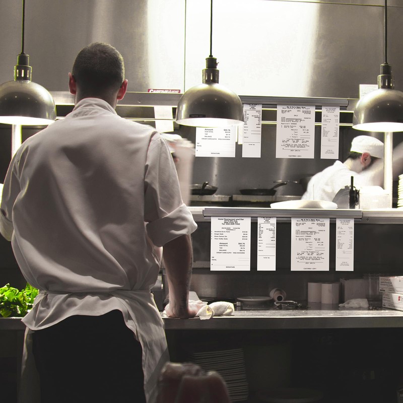 Restaurant Ticket Rack - 28 Inch, 2 Pcs (Check Receipt