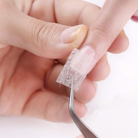 AKOAK 20 Pcs Nail Extension Fiber Sheet, Quick Extension Nail Art Fiberglass, Non-Woven Fiber Gel Nail Care Tool, DIY Nail Art Extension Accessories for Women - Nail Salon or Home Use