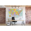 Extra-large USA Laminated Wall Map - 45'' high x 67''