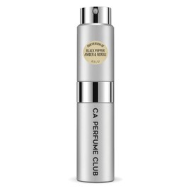 CA Perfume Impression of Black Pepper, Amber & Neroli for Women and Men Aromatic Spicy Scent Long Lasting Unisex Fragrance Eau De Parfum Travel Size Refillable Atomizer Spray 0.27 Fl Oz 8ml