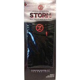 ZF Compression Fit Rain Golf Gloves Pair Ladies Black