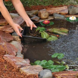 Hydrofarm 9" Square Pond Plant Basket x 2pcs Micro Holes for great Waterflow -BY HYDROFARM