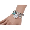Women Silver Metal Charm Bracelet - Fashion Jewelry Faith Believe