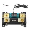 X AUTOHAUX Car Stereo Audio LED Display Digital Voltage Inline