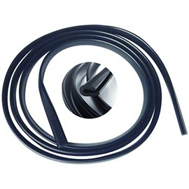 Streetwize - Car Door Protector Trim - 2 Metre - Black U Shape Guard - All Weather Strip for Car Metal Edges and Boats