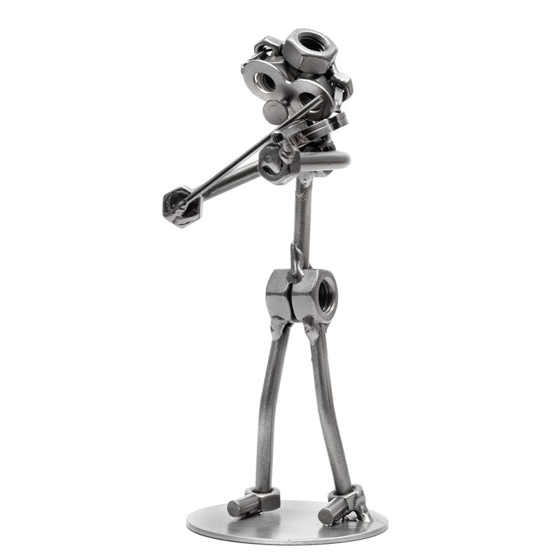 STEEMO Screw Man Musician Violinist Violin Gift Metal Decoration 10