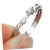 Gatuida 2pcs Rose Couple Ring Rings Couples Jewellery Couples Jewelry