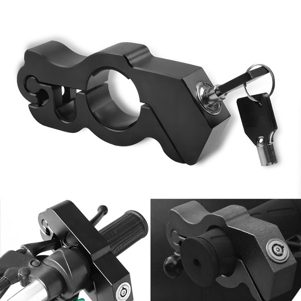 pinflaw 1 PC Motorcycle Grip Brake Lock, 5-5/16" x 2-3/16"