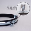 SKIR'CO Pipe Holder with Rubber Lining for 150 mm Pipes,
