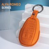 JUNMEI For Alfa Romeo Smart Key Fob Case Protector Suade