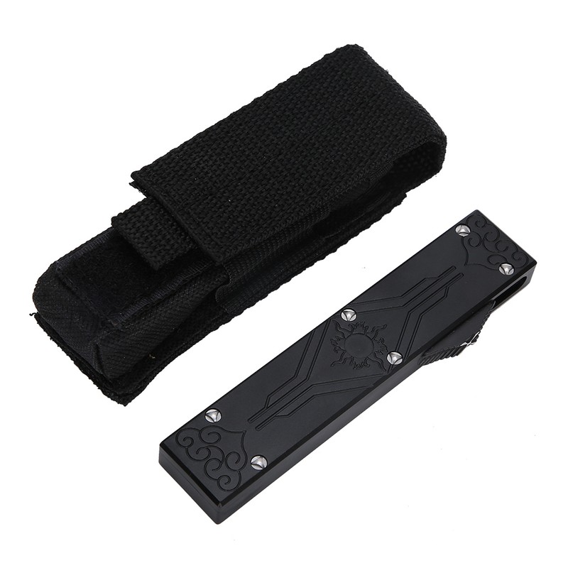 Stainless Steel Spring Comb Hair Beard Folding Pocket Comb Hairdressing