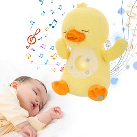 Emoin Sleeping Toy, Baby Sleeping Toy, Educational Toy, Movable Plush, White Noise, Simulating Plush Toy, Sleeping Musical Box, Sleeping Baby, Educational Toy, Children's Day, Birthday, Christmas,
