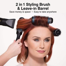 Olivia Garden MultiBrush Detachable Thermal Styling Hair Brush MB-36B (1 3/8")
