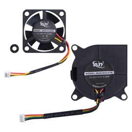 BCZAMD K1 Max 3D Printer Accessories 24 V 3010 Hotend Cooling Fan and Axial 4020 Fan Brushless Fans Replacement: High Airflow Dual Ball Bearing Fan for K1 Extruder Hot End Heatsink