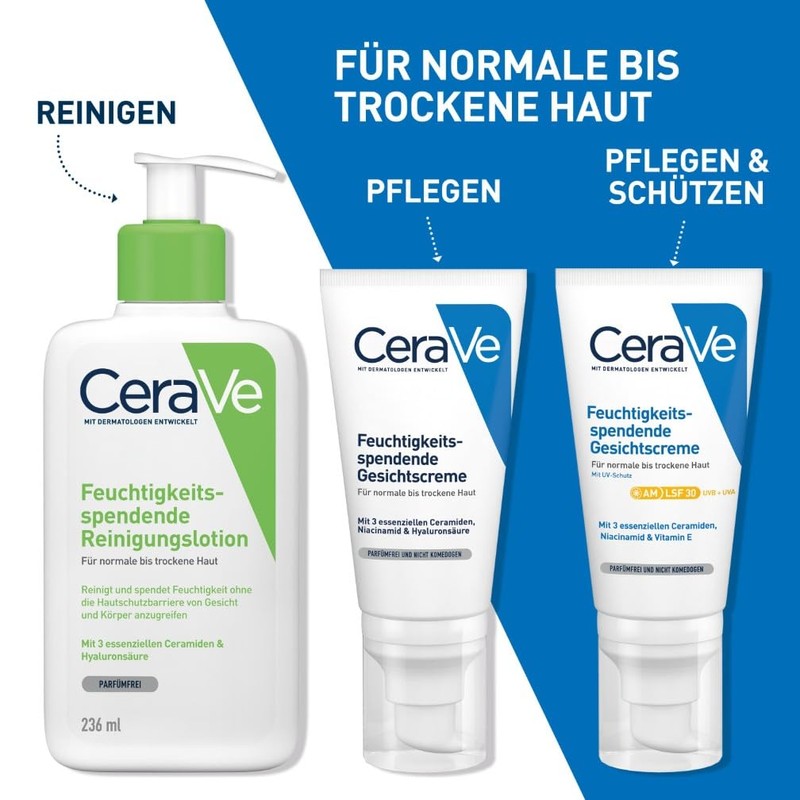CeraVe CeraVe Moisturising Face Cream with SPF 30, Soothing Day