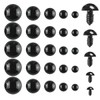 Fansunta 1000 Pieces Black Plastic Safety Eyes with Washers for