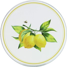 Reston Lloyd 4-419-W Stove Burner Cover, Lemon & Bees