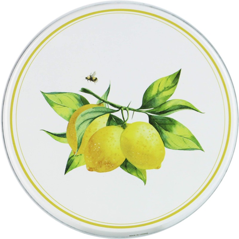 Reston Lloyd 4-419-W Stove Burner Cover, Lemon & Bees