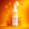 SpaScriptions Turmeric + Vitamin C Foaming Facial Cleanser, pH Balanced,