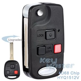 KeyMaster for Lexus GX470 LX470 2003-2009 Upgraded Keyless Remote Key Fob HYQ1512V -4D68