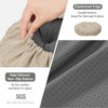baibu Set of 2 Stool Covers Round, Super Soft Round