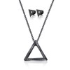 XSDSLS Vikings Triangles Jewellery for Men Stainless Steel Triangle Necklace