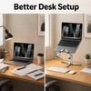 Foldable Laptop Stand for Desk and Travel - Aluminum Alloy