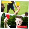 BESPORTBLE 2set Complete Soccer Referee Kit Red Yellow Card Suits
