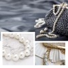 eMagTech 6 Pieces Faux Pearl Handbag Straps Replacement Beads Handbag