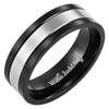 Willis Judd Mens Titanium Ring Engraved I Love You In