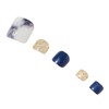 Sun&Beam Nails Nail Tip, Glitter, Foot, Short, False Nails, Cute,