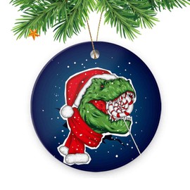 Christmas Tree Ornaments Funny Hanging Xmas Decor for Office,Cartoon Reptile Dinosaur