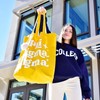 Sorority Shop Sigma Delta Tau Retro Pom Pom Tote Bag