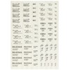 Kamejima Shoten Super Thin Sticker (Stylish) Hobby Sticker 1157