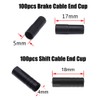 Saipor 200pcs Bike Derailleur Shift and Brake Wire Cable Housing