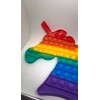 #4 New Rainbow Unicorn Pop Fidget Toy Push Bubble Sensory